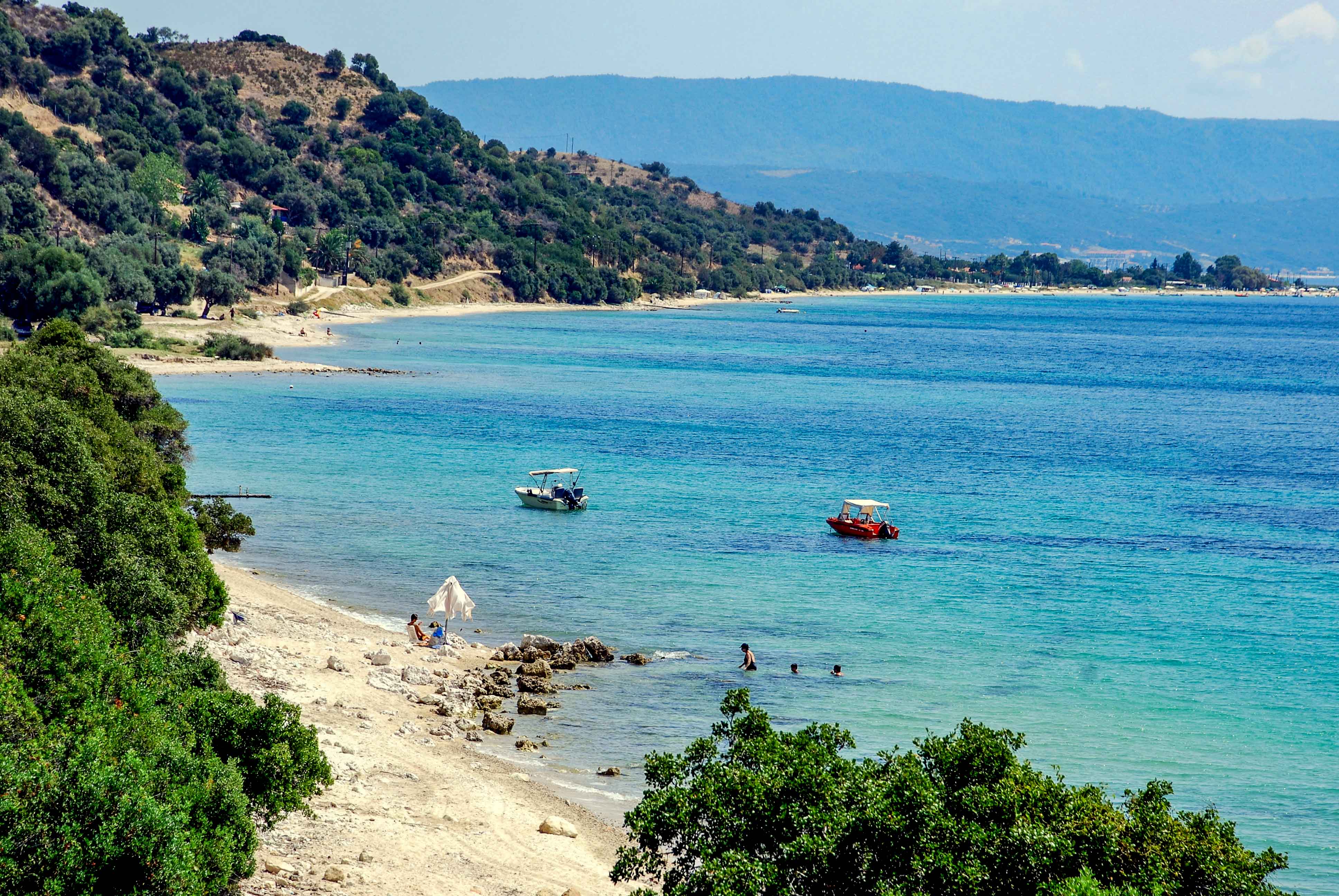 Πλατάνι παραλία, Σιγγιτικός κόλπος, Χαλκιδική