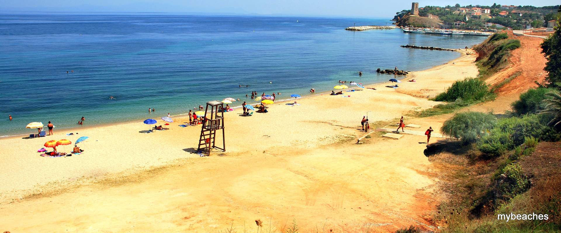 Nea Fokia beach, Kassandra, Halkidiki, Greece