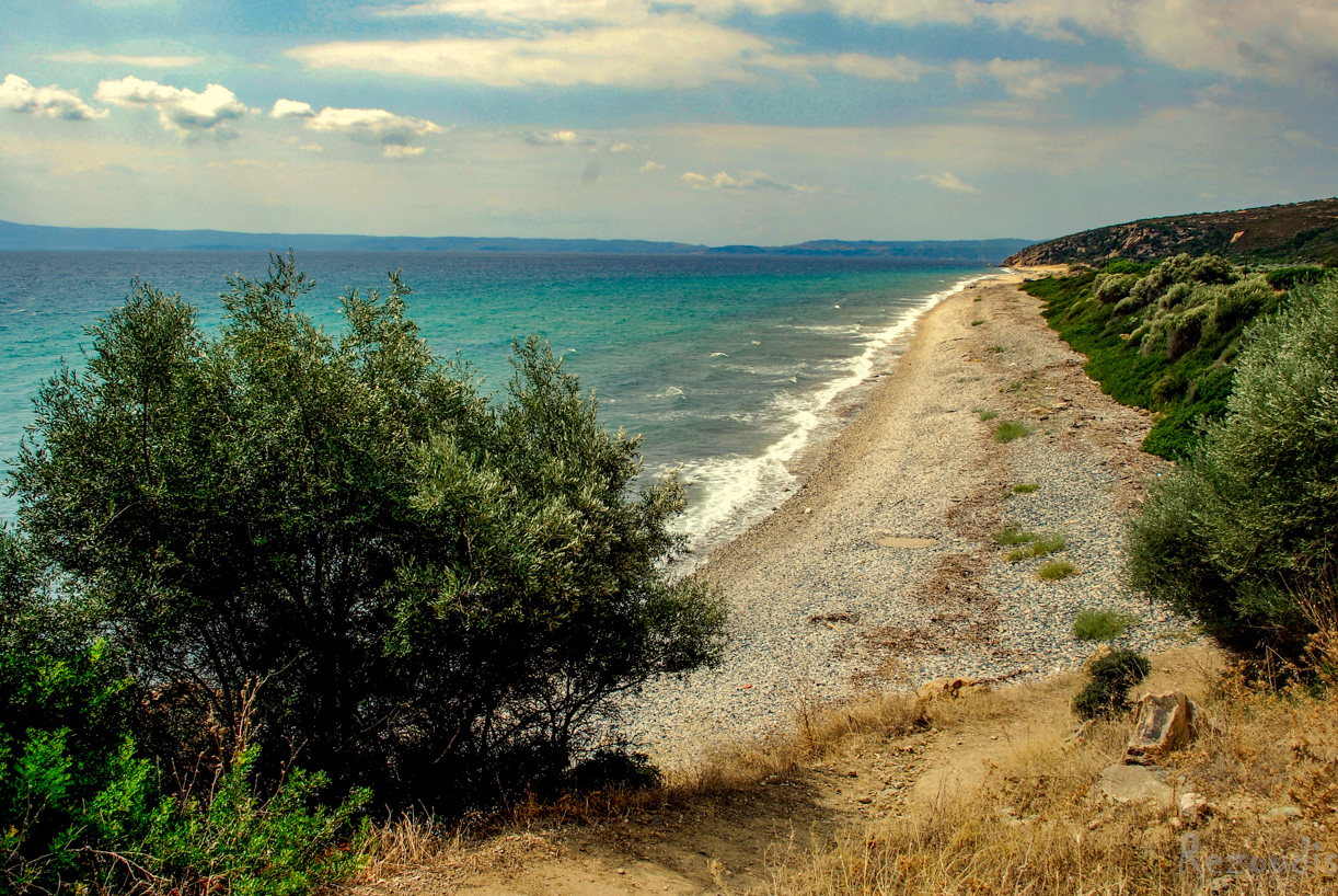 Χιλιαδού παραλία, Χαλκιδική