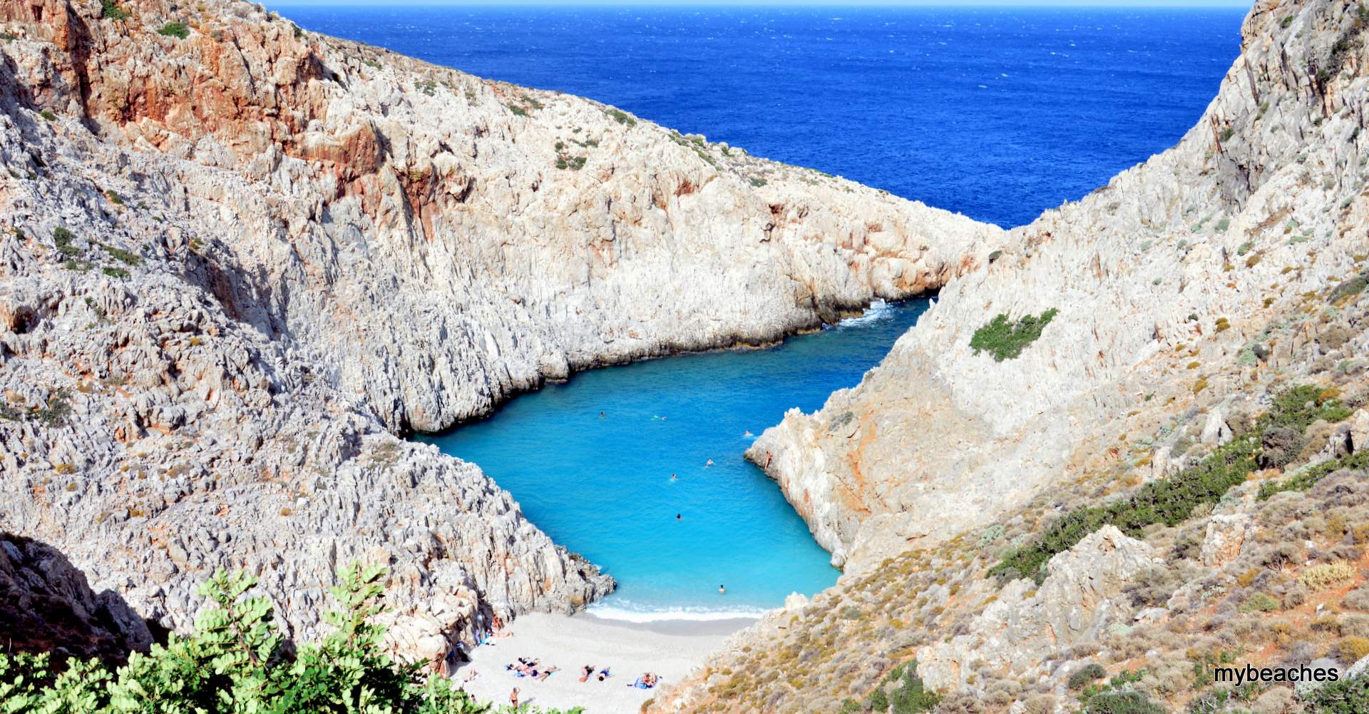 Seitan Limania or Agios Stefanos beach, Hania, Crete