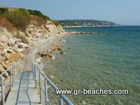 Kataraktis beach, Chios, Greece