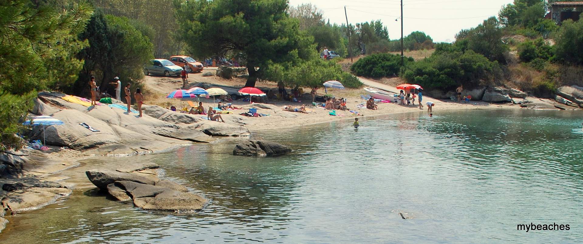 Σπαθιές παραλία, Σιθωνία, Χαλκιδική, Ελλάδα