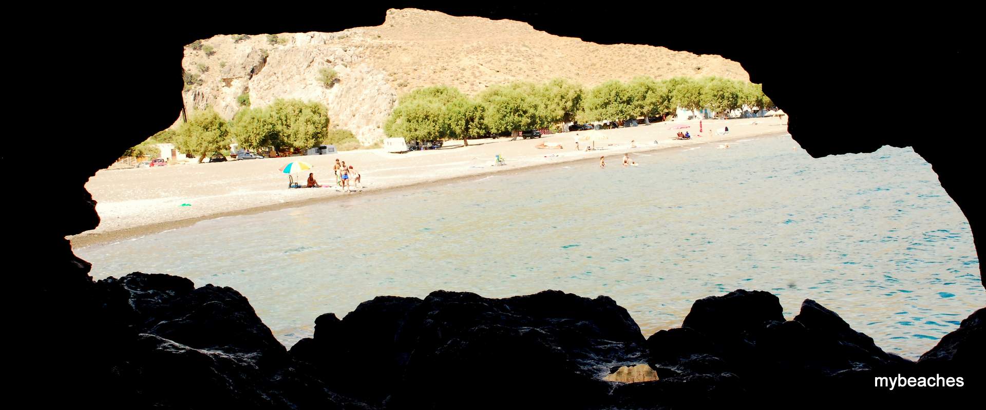 Τρυπητή παραλία, Ηράκλειο, Κρήτη, Ελλάδα