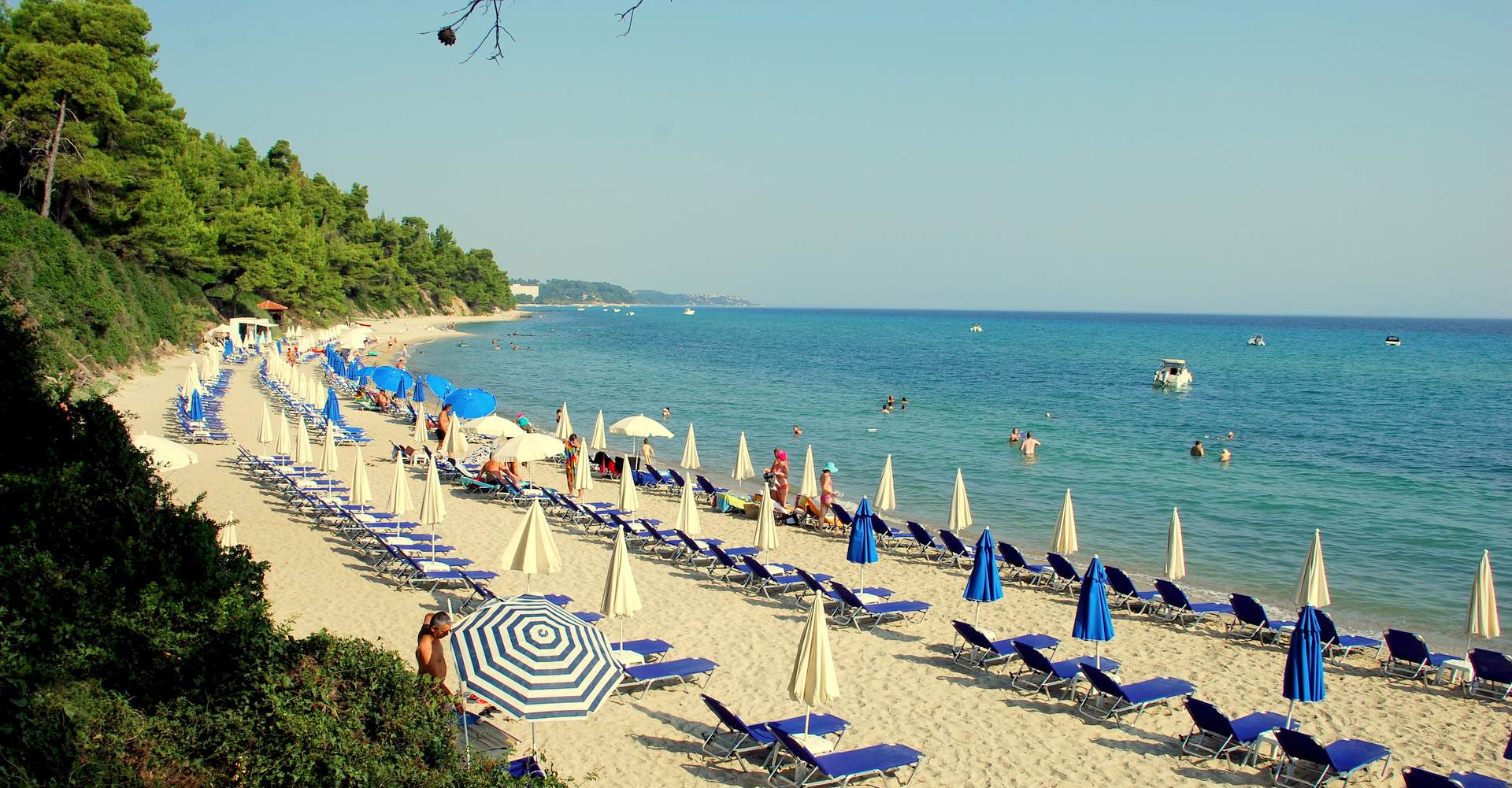 Kriopigi or Pigadakia beach, Kassandra, Halkidiki, Greece