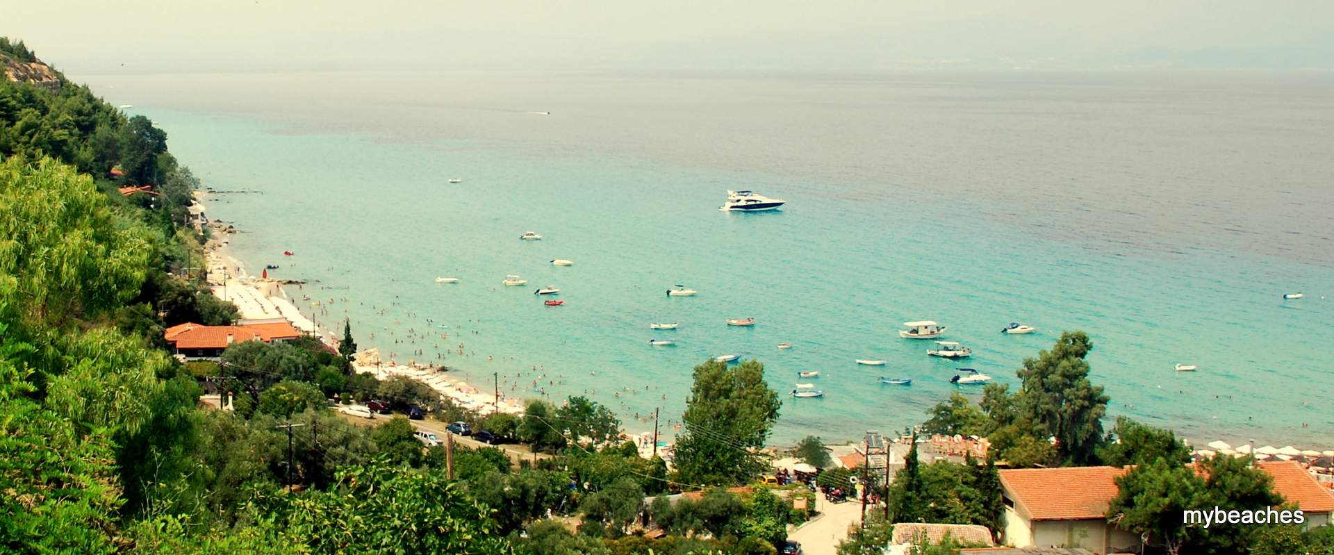 Afitos or Athytos beach, Kassandra, Halkidiki, Greece