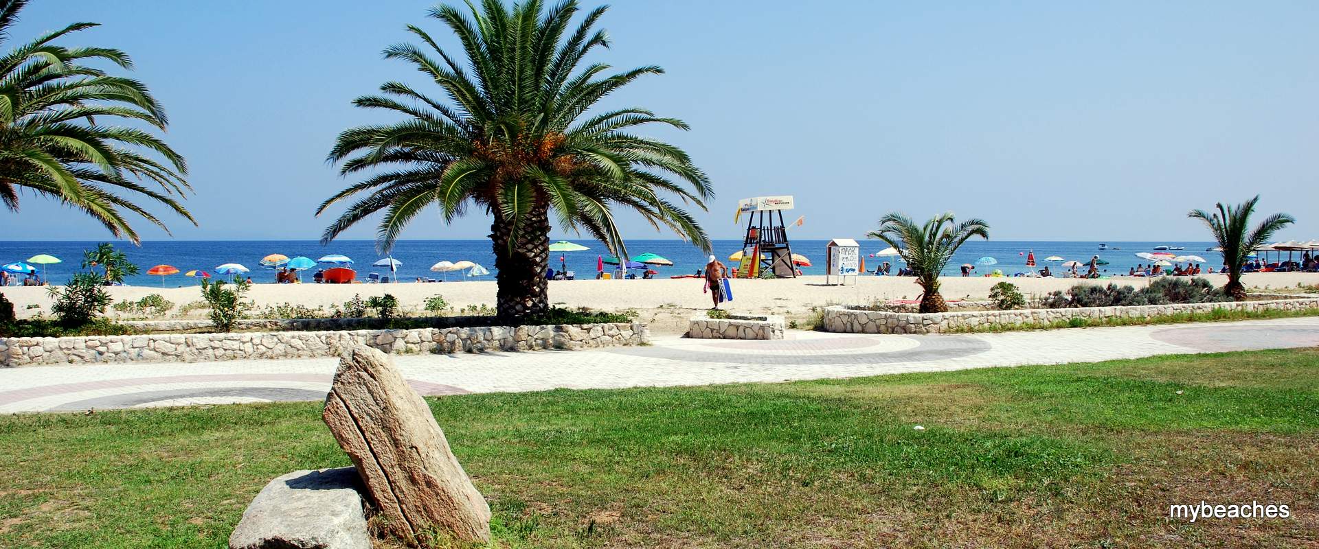East Potidea beach, Kassandra, Halkidiki, Greece