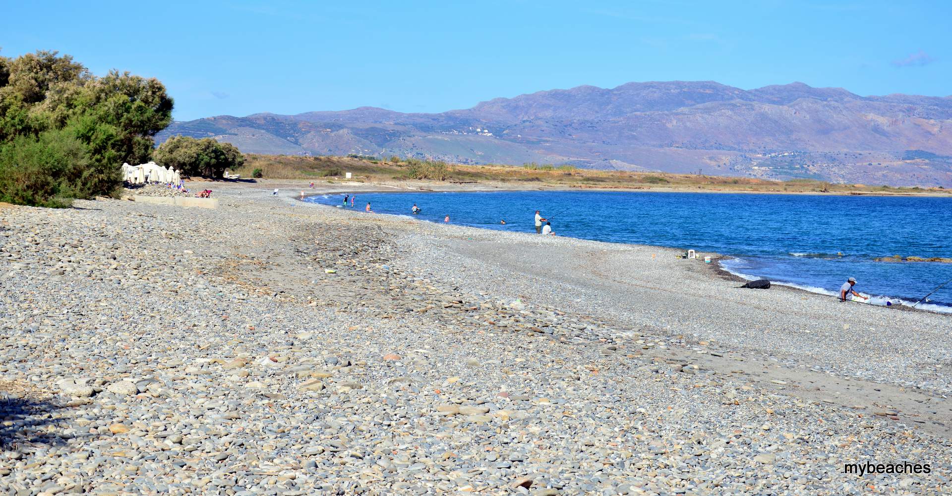 Maleme beach, Hania, Crete, Greece