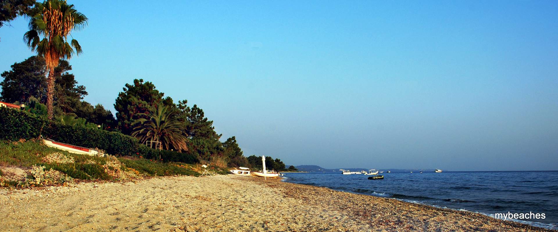 Avra beach, Kassandra, Halkidiki, Greece