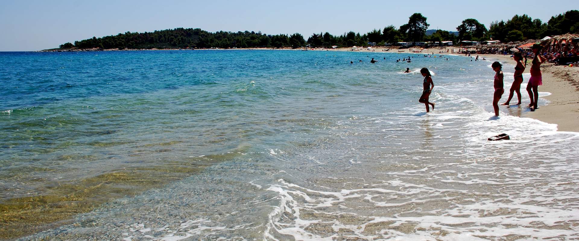Chrissi Ammos (Golden beach), Kassandra, Halkidiki, Greece