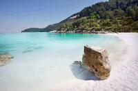 Saliara beach or Marmaro, Thassos, Greece