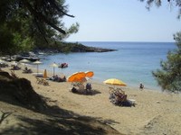 Σαλονικιός παραλία, Θάσος, Ελλάδα