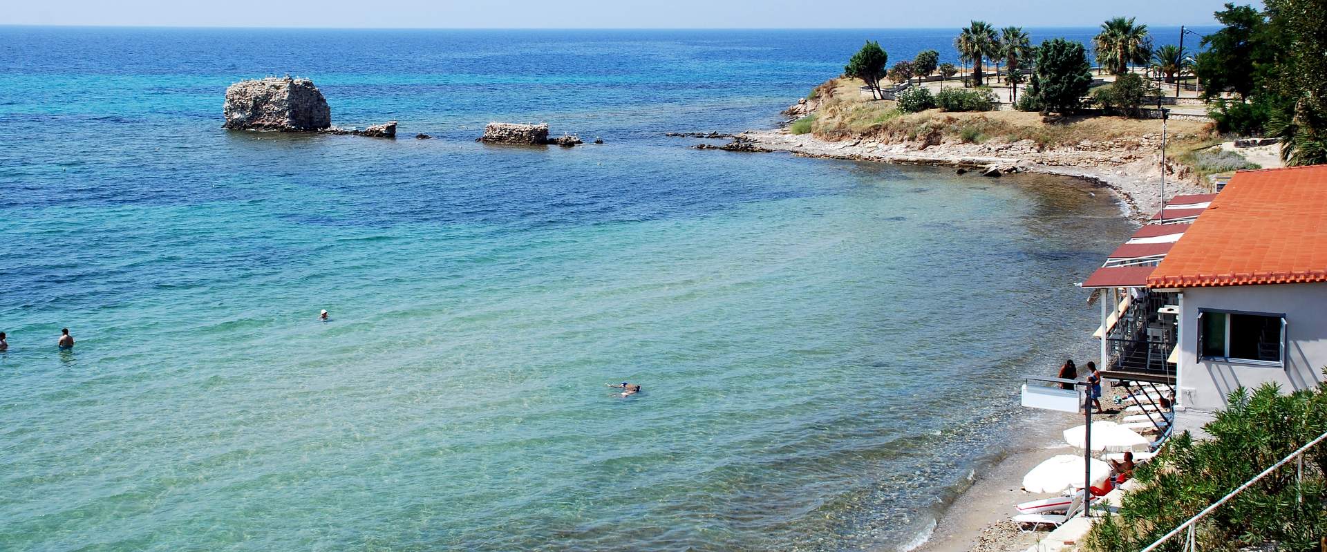 West Potidea beach, Halkidiki, Greece