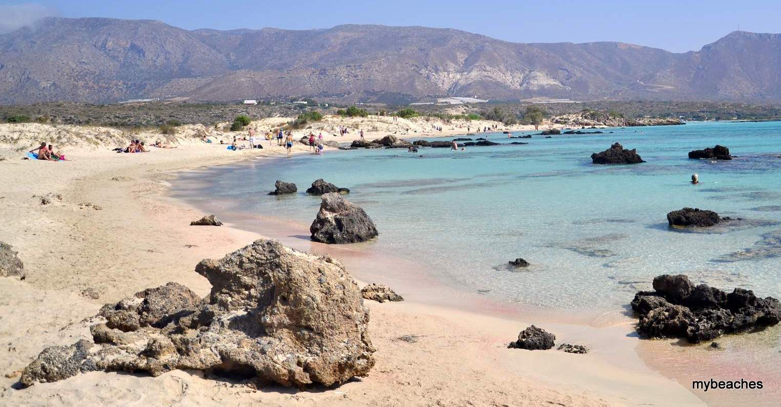 Ελαφονήσι ή Βουλισμένη παραλία, Χανιά, Κρήτη, Ελλάδα