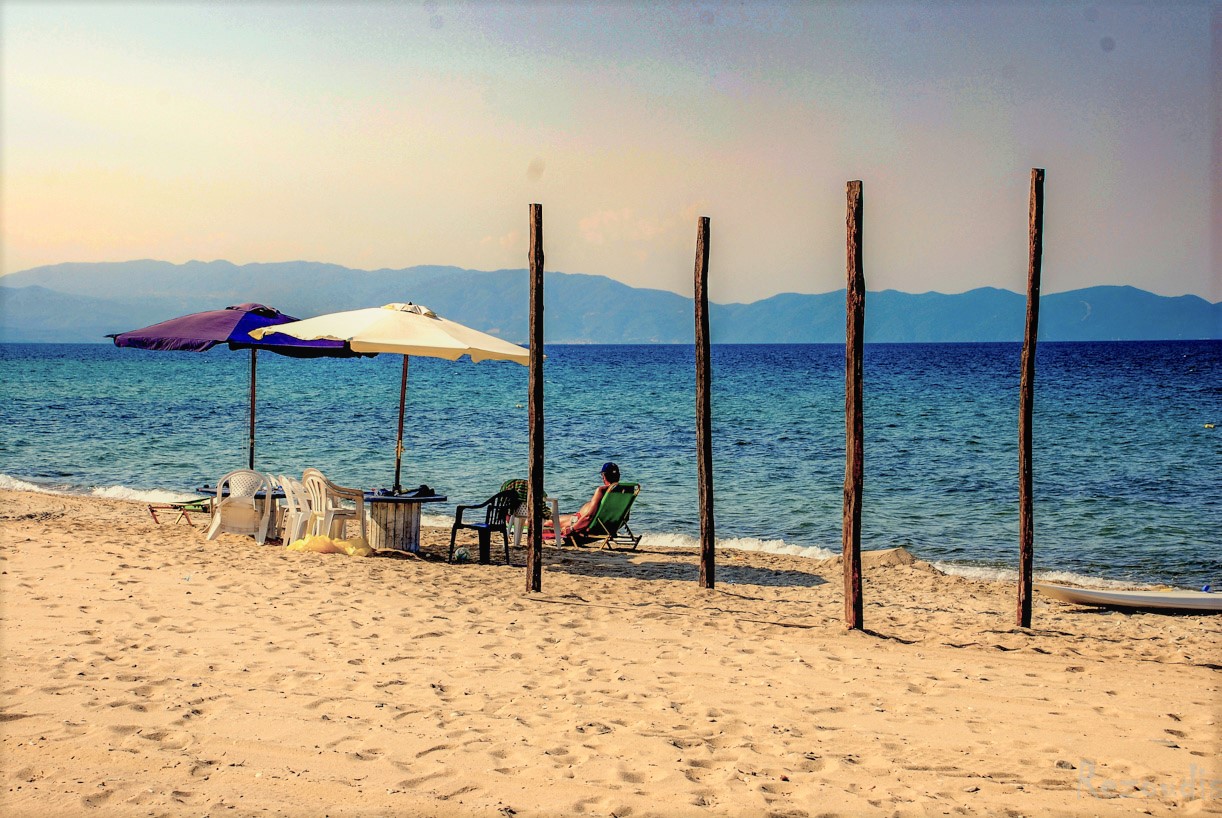 Iviritiko beach, Ierissos gulf, Halkidiki