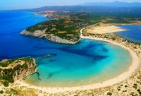 Voidokilia beach, Messinia, Peloponnese, Greece